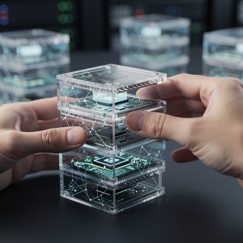 NodeOps Network decentralized compute infrastructure showing distributed network architecture and GPU computing capabilities